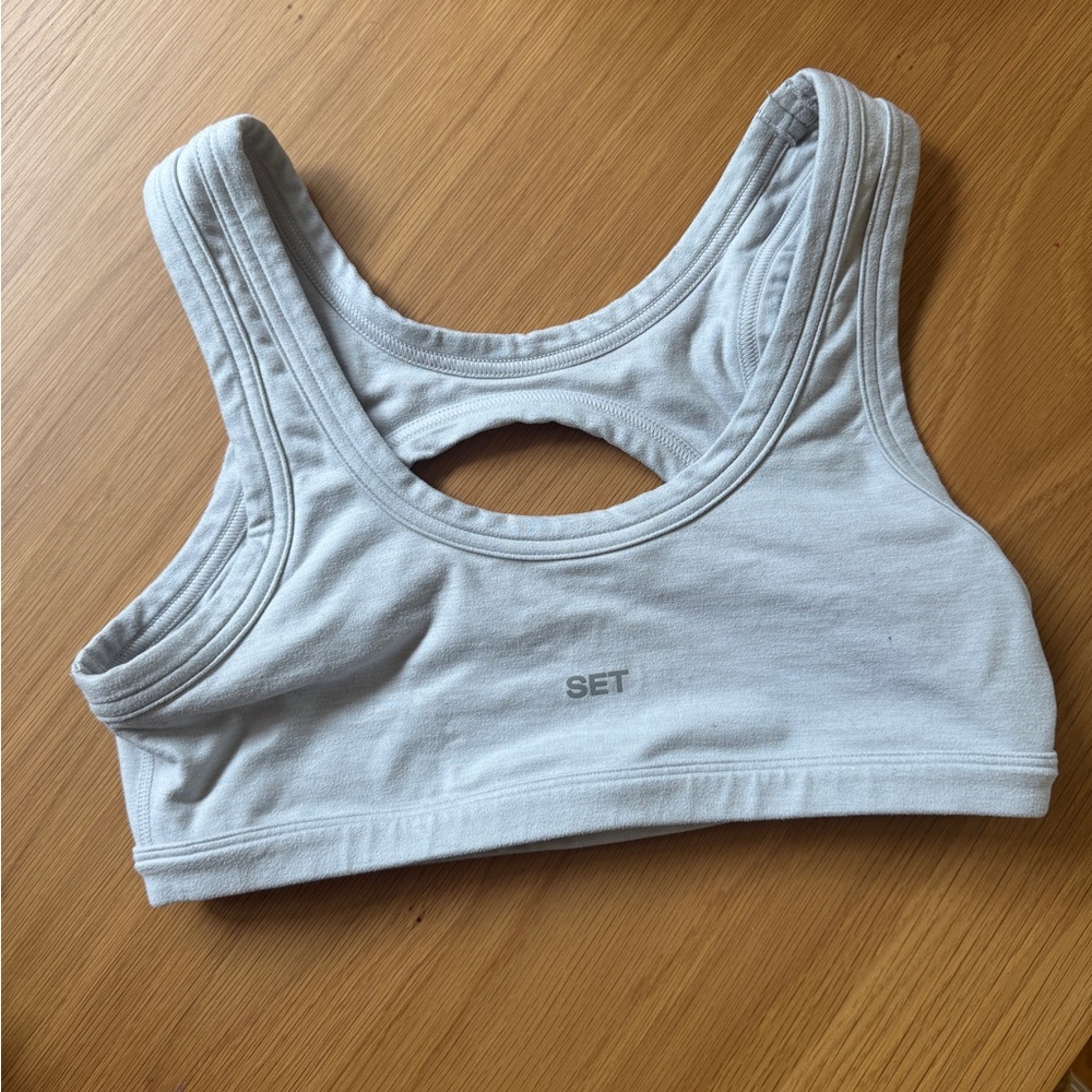SET Active formcloud Gray Sports Bra